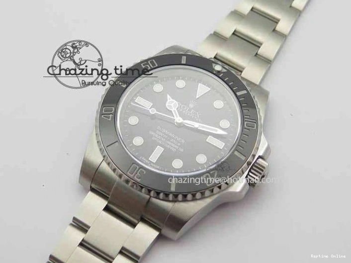 0202 Submariner 114060 Black Ceramic No Date JF 1:1 Best Edition On SS Bracelet SH3130 V Attractive 3641